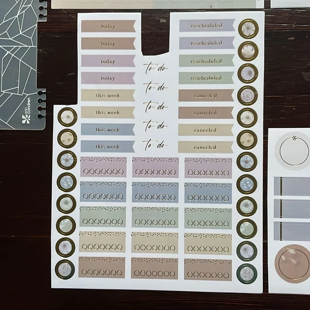 Erin Condren Bundle of Sticker Sheet perfect for Journals/Planners/Calendars